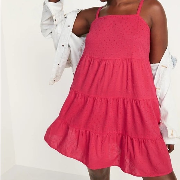 Old Navy Dresses & Skirts - NWT Old Navy Pink Tiered Tank Dress